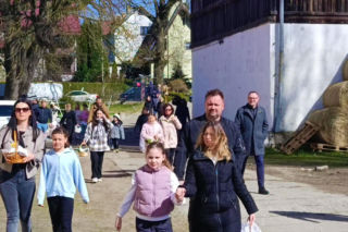 Konna święconka w Szczecinie