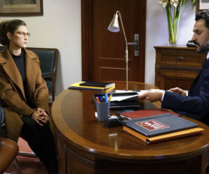 Barwy szczęścia odc. 2026. Regina Czapla (Kamila Kamińska), Piotr (Piotr Jankowski)