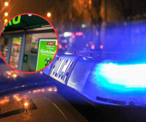 Sceny grozy w Tychach! Wszedł do Żabki z bronią