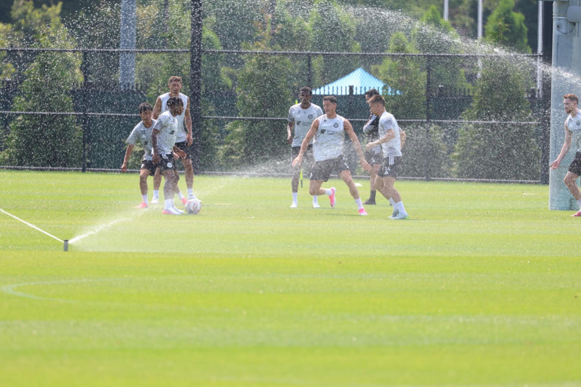 Robert Lewandowski trenuje w Chicago Fire