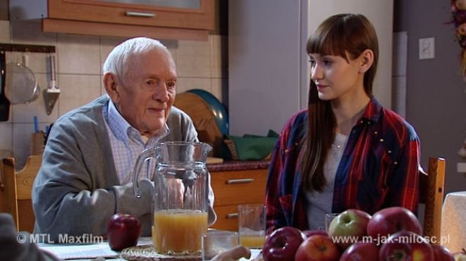 M jak MIŁOŚĆ odc. 980. Janka Buford (Joanna Osyda), Lucjan Mostowiak (Witold Pyrkosz)