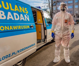 Po Łodzi będzie jeździć ambulans pobierający próbki do testów na koronawirusa