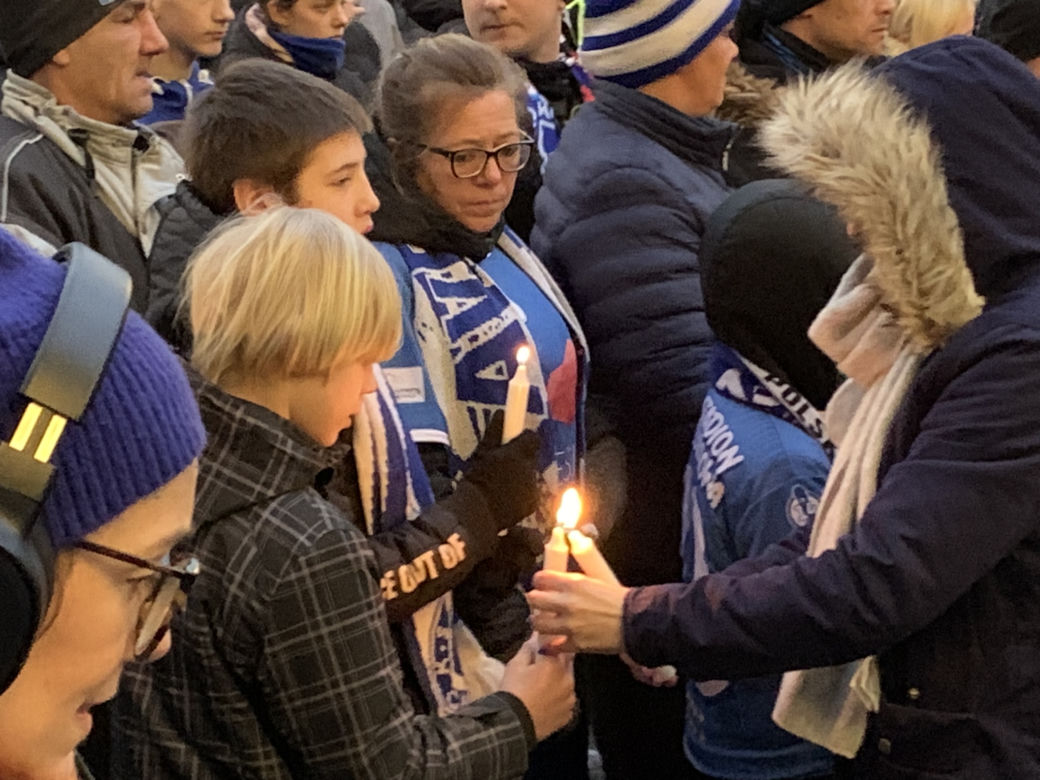 Protest kibiców Ruchu Chorzów w sprawie stadionu 