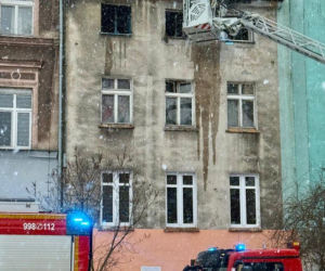 Pożar w Jeleniej Górze