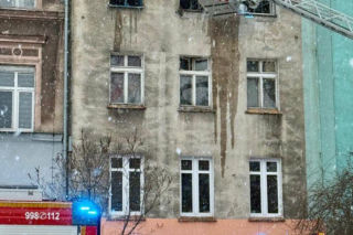 Pożar w Jeleniej Górze