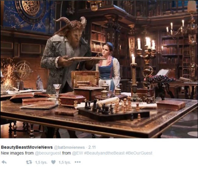 Piękna i Bestia - Emma Watson i Dan Stevens