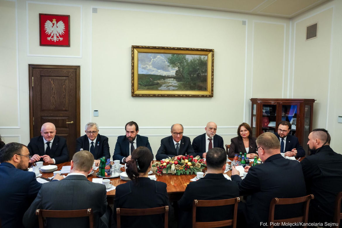 Wołodymyr Zełenski w polskim Sejmie