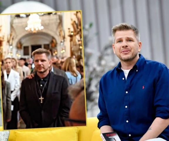 Filip Chajzer przyjął bierzmowanie. Towarzyszyła mu narzeczona