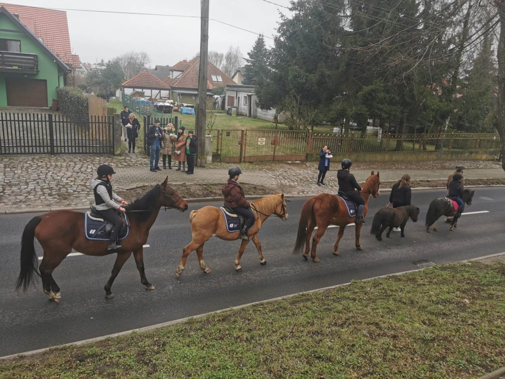 Święconka na koniach w Szczecinie