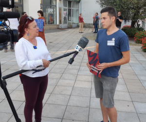 Tak protestowali mieszkańcy Tarnowa! Wsparcie dla telewizji TVN