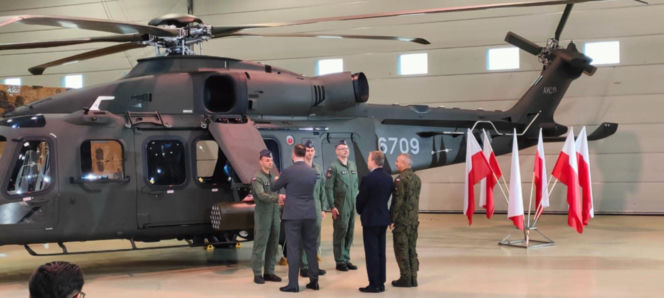 Pierwszy śmigłowiec AW-149 z polskiej produkcj