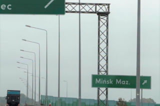 Zjazd z A2 w kierunku Mińska Mazowieckiego lepiej oznakowany