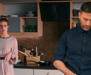 BrzydUla 2 odc. 116. Ula (Julia Kamińska), Marek (Filip Bobek)