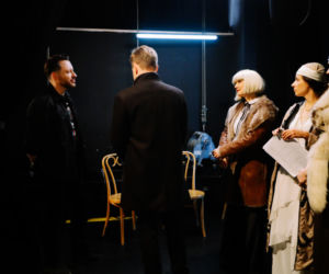 Na Wspólnej, odc. 3284: Halicki (Adam Szczyszczaj), Marta (Joanna Jabłczyńska), Celina Jantar (Joanna Sydor), Maja Malicka (Sylwia Gola), Igor Nowak (Jakub Wesołowski)