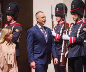 Marta Nawrocka we Włoszech