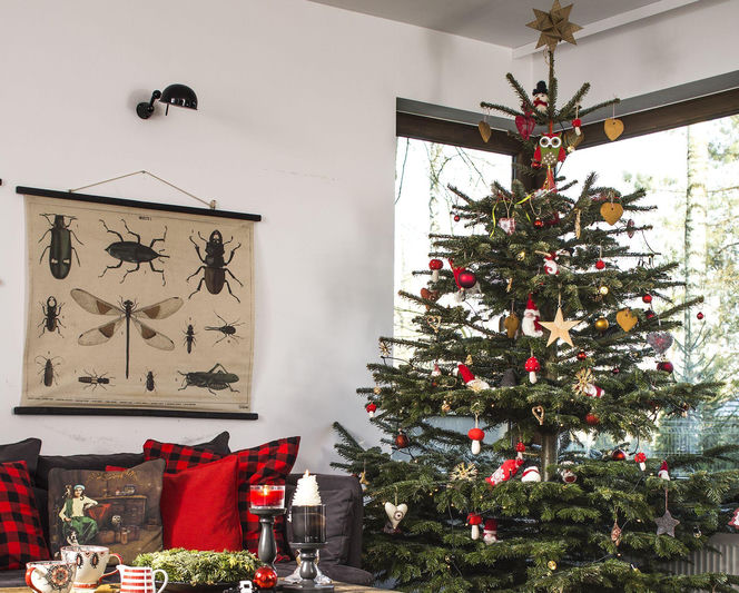 Świąteczne choinki w stylu rustykalnym