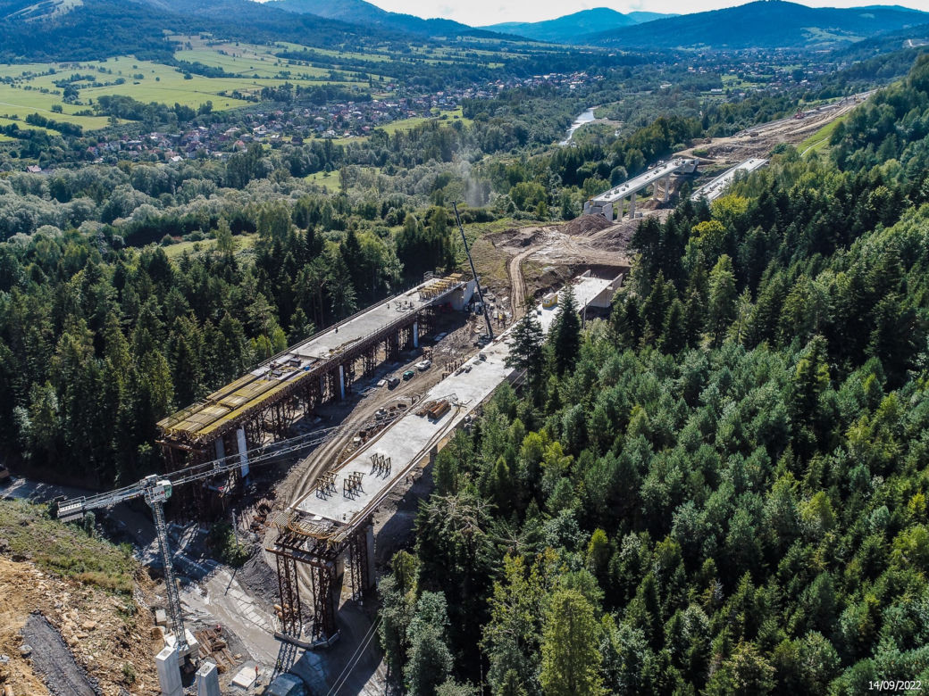 Budowa trasy S1 w Beskidach