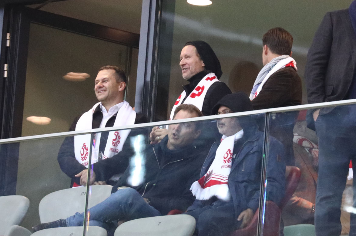  Gwiazdy oglądały klęskę Polaków z Holandią