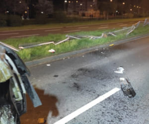 Groźny wypadek na Al. Konstytucji 3 Maja w Lesznie