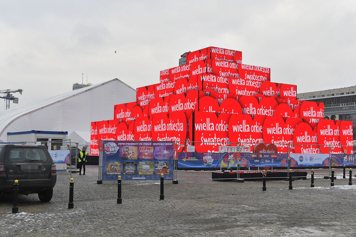 Tak wygląda centrum dowodzenia WOŚP w Warszawie