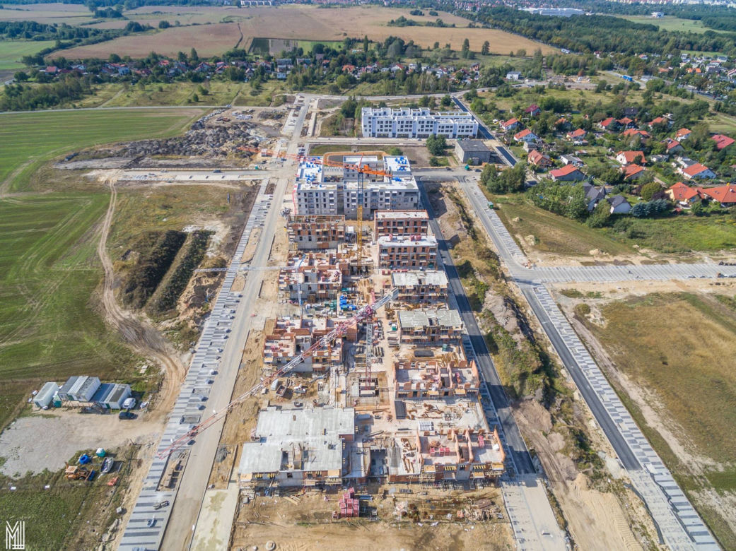 Nowe Żerniki z lotu ptaka