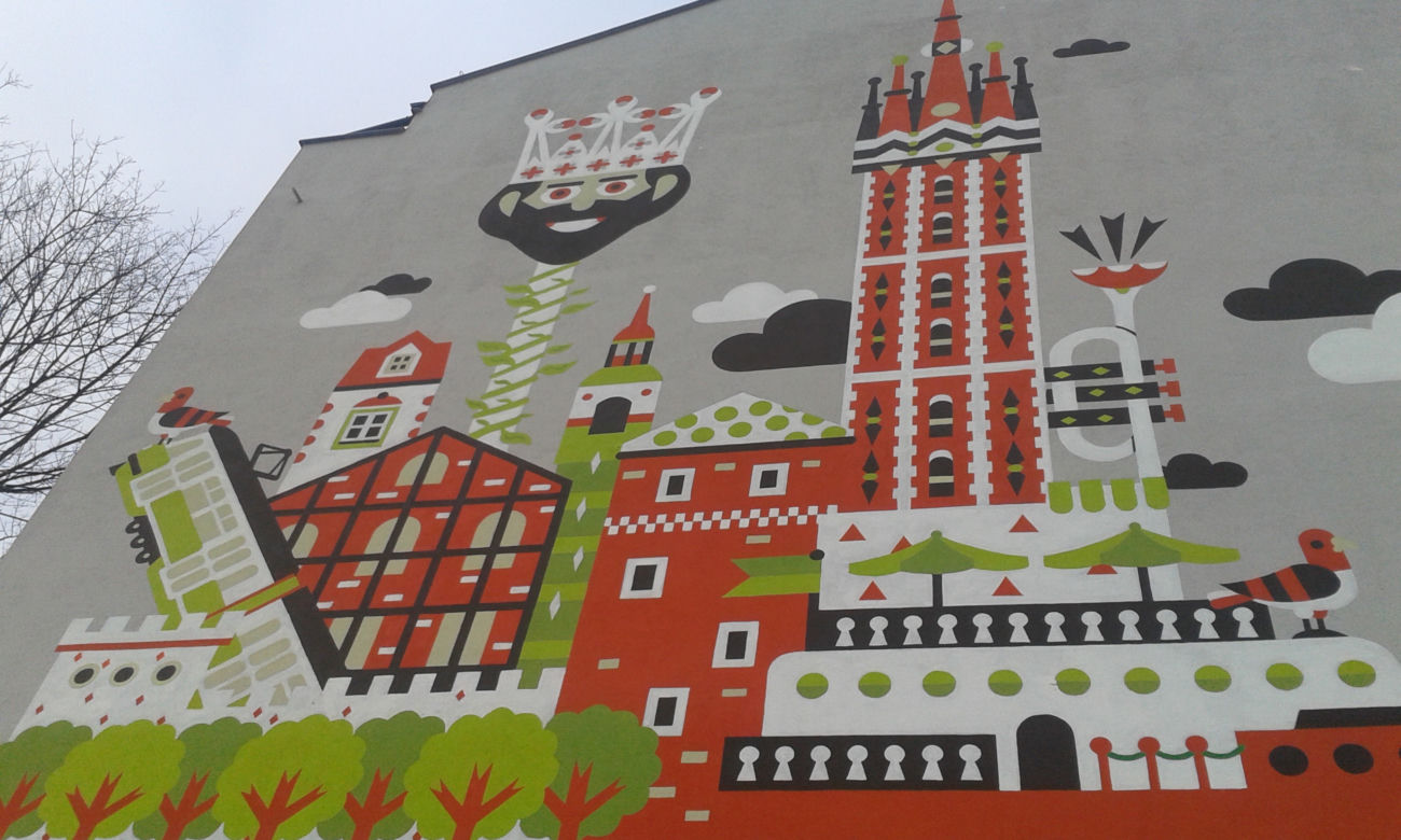 Nowy mural w Krakowie