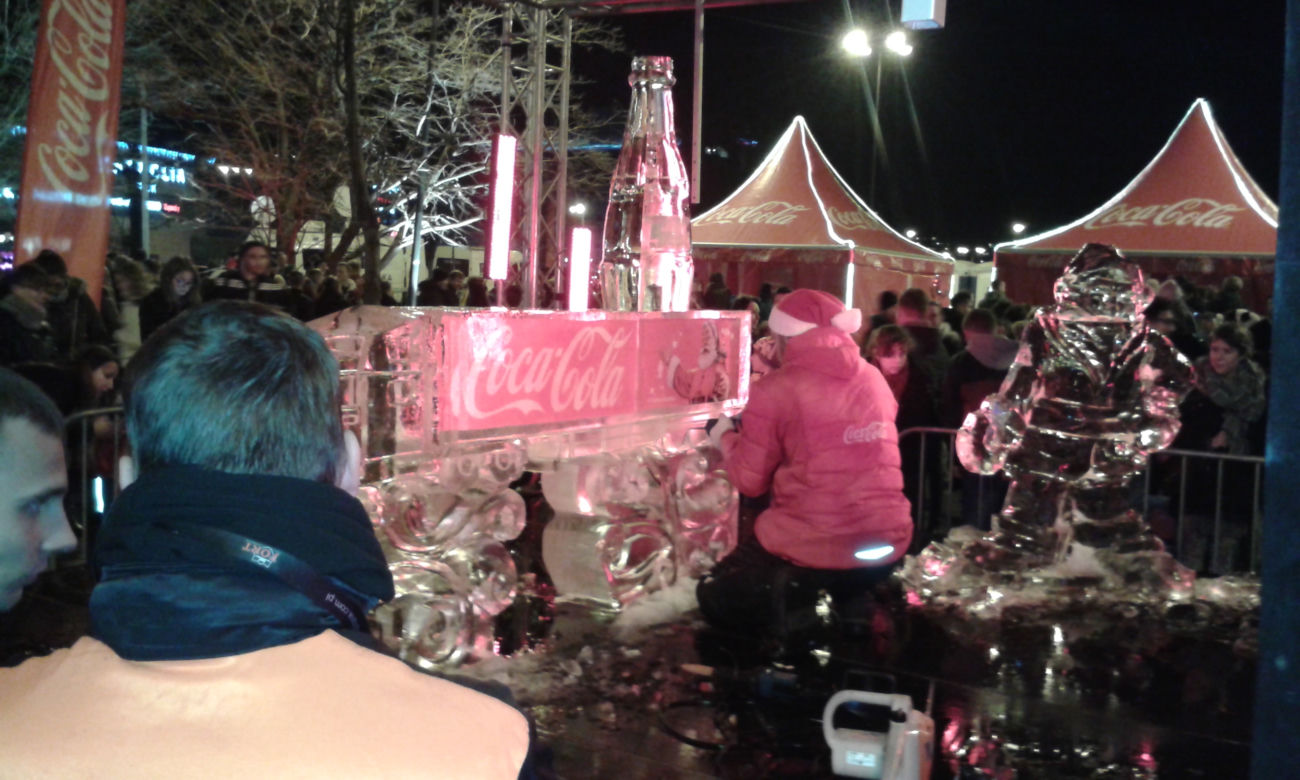 Świąteczne ciężarówki Coca - Coli we Wrocławiu