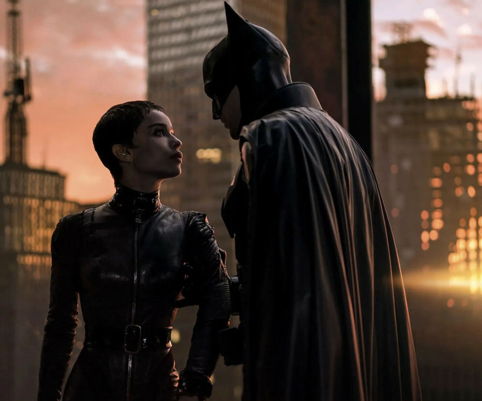 Zoë Kravitz i Robert Pattinson w filmie The Batman