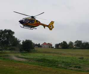 Wypadek w  Boniowicach. 21-latek i 12-latek zostali ciężko ranni