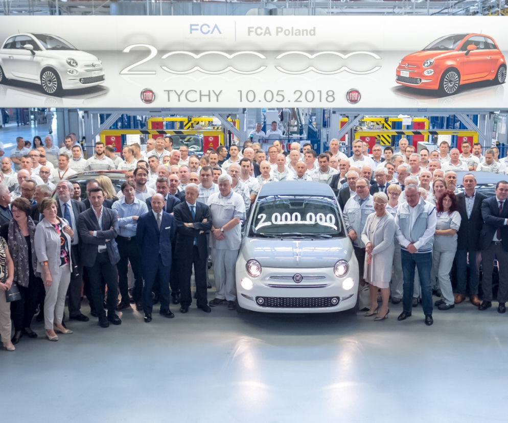 Dwumilionowy Fiat 500 z zakładów w Tychach