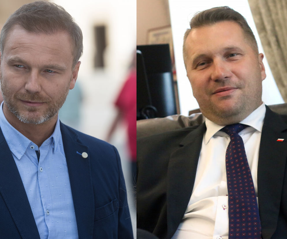 Krystian Wieczorek i Przemysław Czarnek