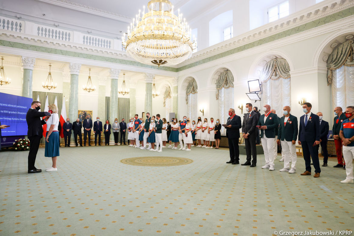 Maria Andrejczyk i Wojciech Nowicki odznaczeni przez Prezydenta RP [ZDJĘCIA]