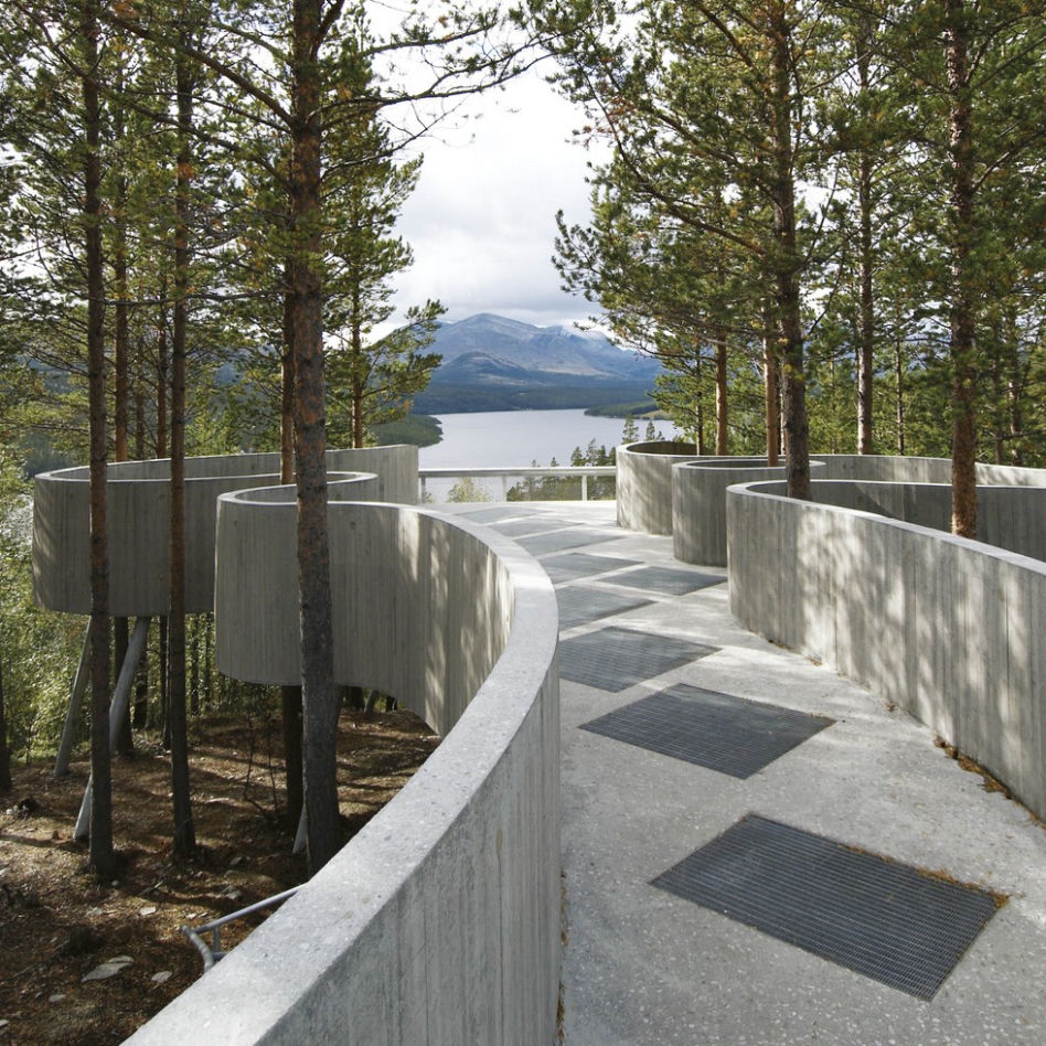 Punkt widokowy, architektura w krajobrazie