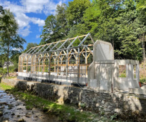 Pijalnia Dolnego Źródła w Świeradowie-Zdroju - zdjęcia z budowy i archiwalia