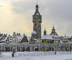 Zima 2021 w Sopocie. Kurort pod grubą warstwą śniegu 11.02.2021 r.