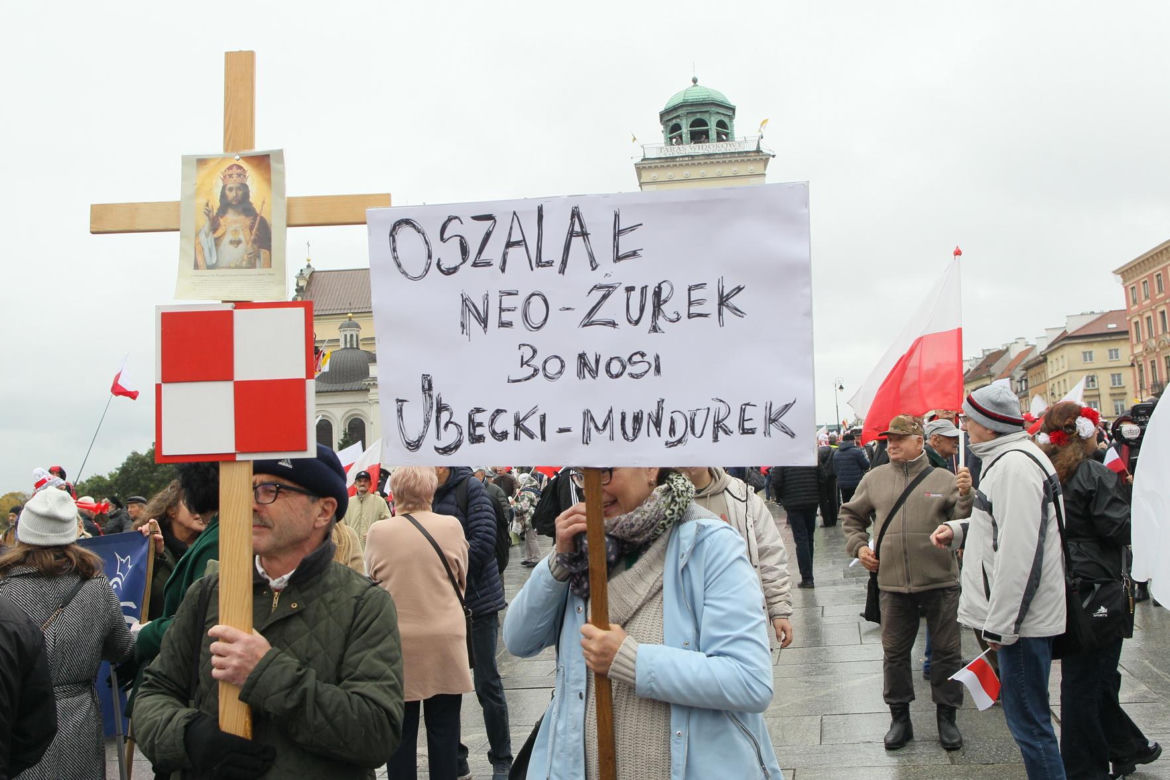 Manifestacja Prawa i Sprawiedliwości w Warszawie