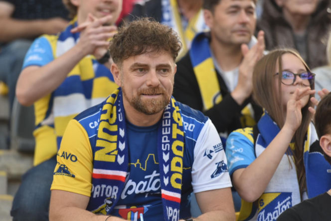 PRES Grupa Deweloperska Toruń - Gezet Stal Gorzów: Zdjęcia kibiców z meczu 7. kolejki PGE Ekstraligi na Motoarenie