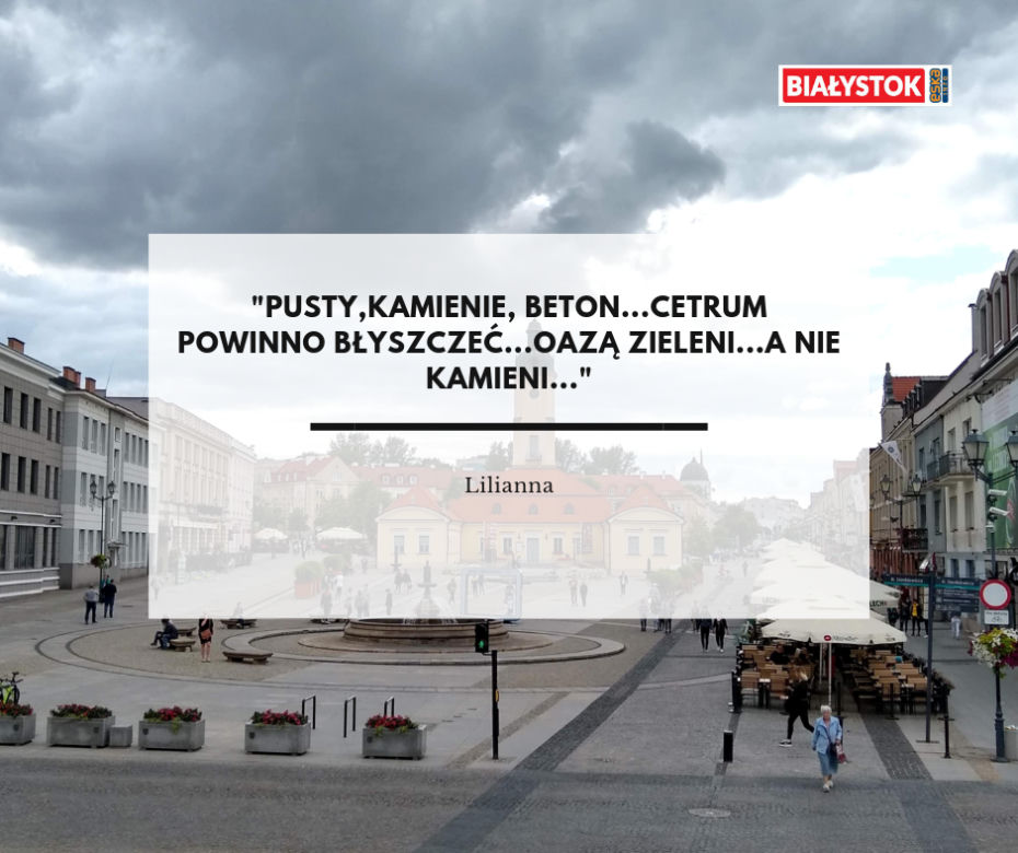 Białostoczanie oceniają Rynek Kościuszki