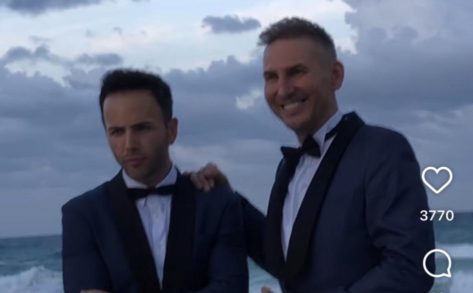 Krzysztof Gojdź i Marcin Roznowski: Ślub na plaży