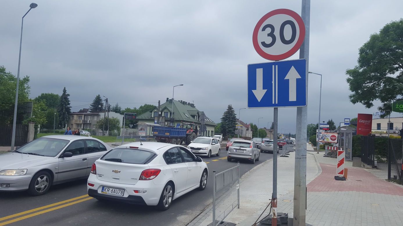 Trwa remont ulicy Krakowskiej w Tarnowie