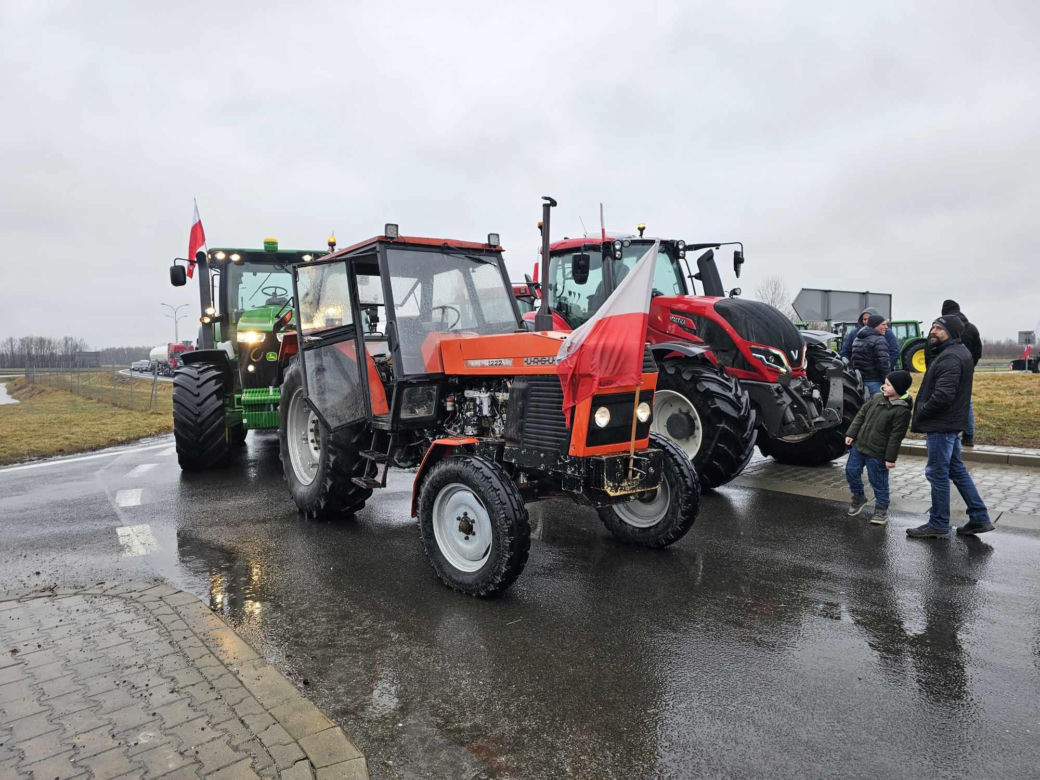 Protest rolników z Podkarpacia w Przeworsku
