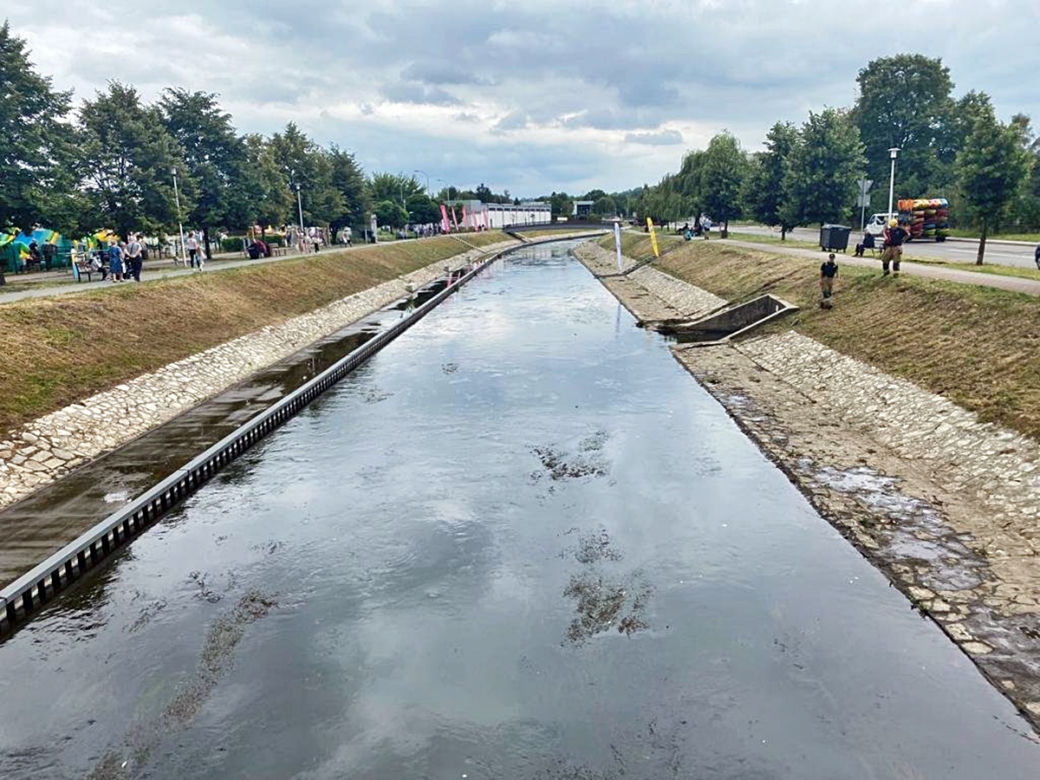 Będzin. Mały chłopczyk wpadł do rzeki