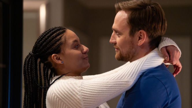 Na dobre i na złe odc. 989. Maria (Sylwia Achu), Michał (Mateusz Janicki)