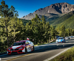Maciej Serafin stanie na starcie ekstremalnego wyścigu Pikes Peak International Hill Climb