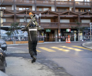 Miejsce wybuchu o poranku 1 stycznia