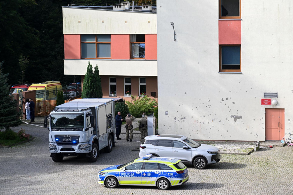 Pożar w ośrodku opiekuńczo-wychowawczym przy ul. Mazurskiej w Elblągu