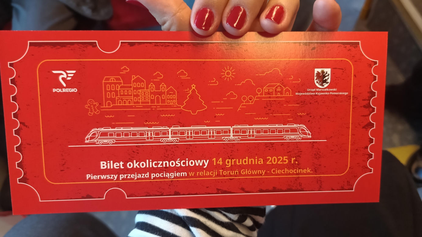 Po 14 latach przerwy Ciechocinek znów pojawił się na kolejowej mapie regionu