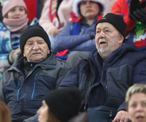 Kibice na meczu Piast Gliwice - Legia Warszawa