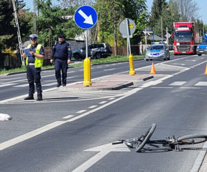 Kierowca bez uprawnień potrącił 13-letniego rowerzystę. Chłopiec też nie był bez winy 