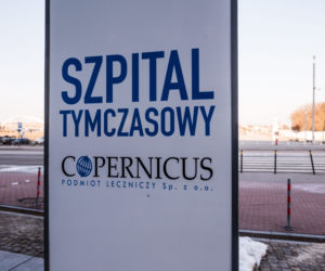 Szpital tymczasowy w Amber Expo w Gdańsku 